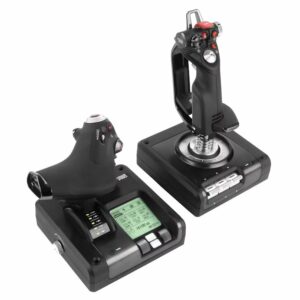 Logitech G Saitek X52 Pro Flight Controller And Throttle Joystick - PC (945-000003)