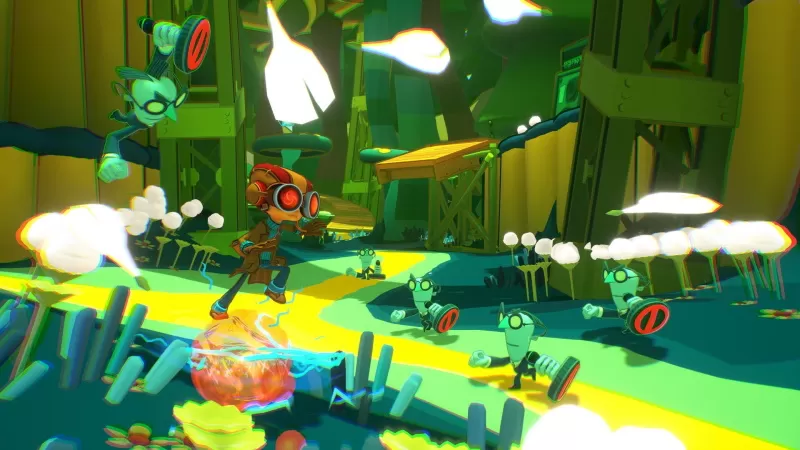 Gameplay from Psychonauts 2