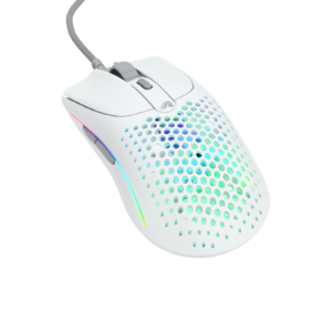 Glorious Model O 2 USB RGB Optical Gaming Mouse - Matte White (GLO-MS-OV2-MW)