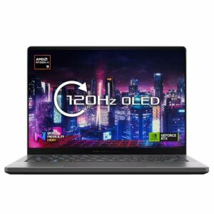 ASUS ROG Zephyrus G14 NVIDIA RTX 4070 32GB 14.0 OLED WQXGA+ 120Hz AMD R9-8945HS Gaming Laptop