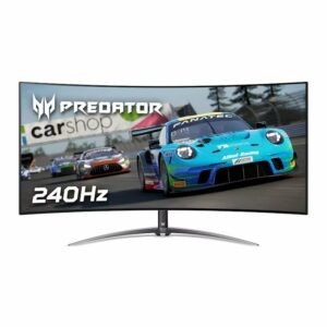 Acer 45" Predator X45bmiiphuzx 3440x1440 OLED 240Hz 0.03ms FreeSync HDR10 Curved Ultrawide Gaming Monitor