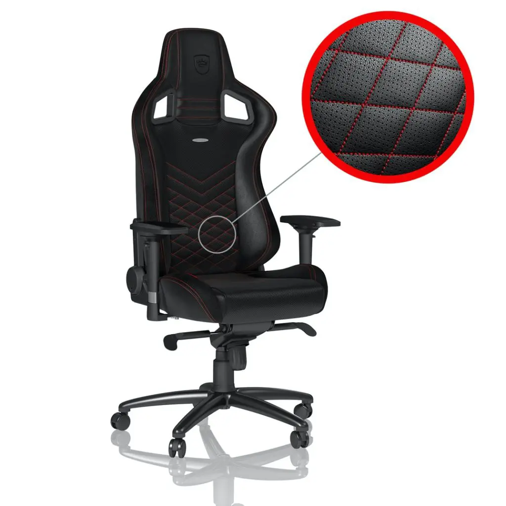 noblechairs epic gaming chair black and red