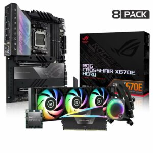 8Pack Elite Tier - Asus Crosshair X670E Hero - AMD Ryzen 9 7950X3D PBO2 Tuned Bundle