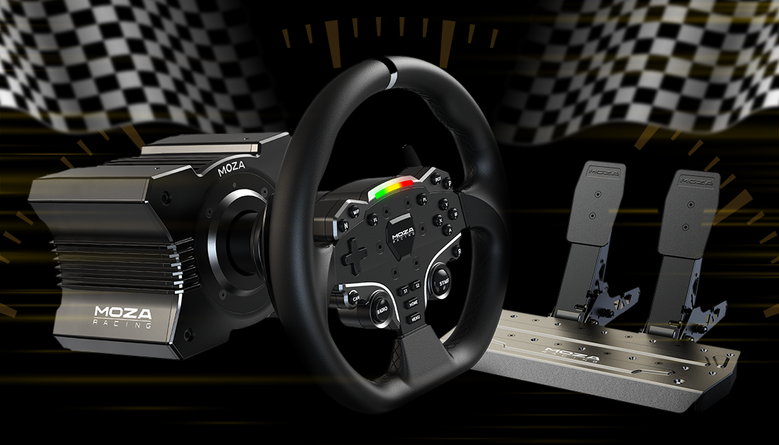 Moza launches three bundles for its R9 sim racing system