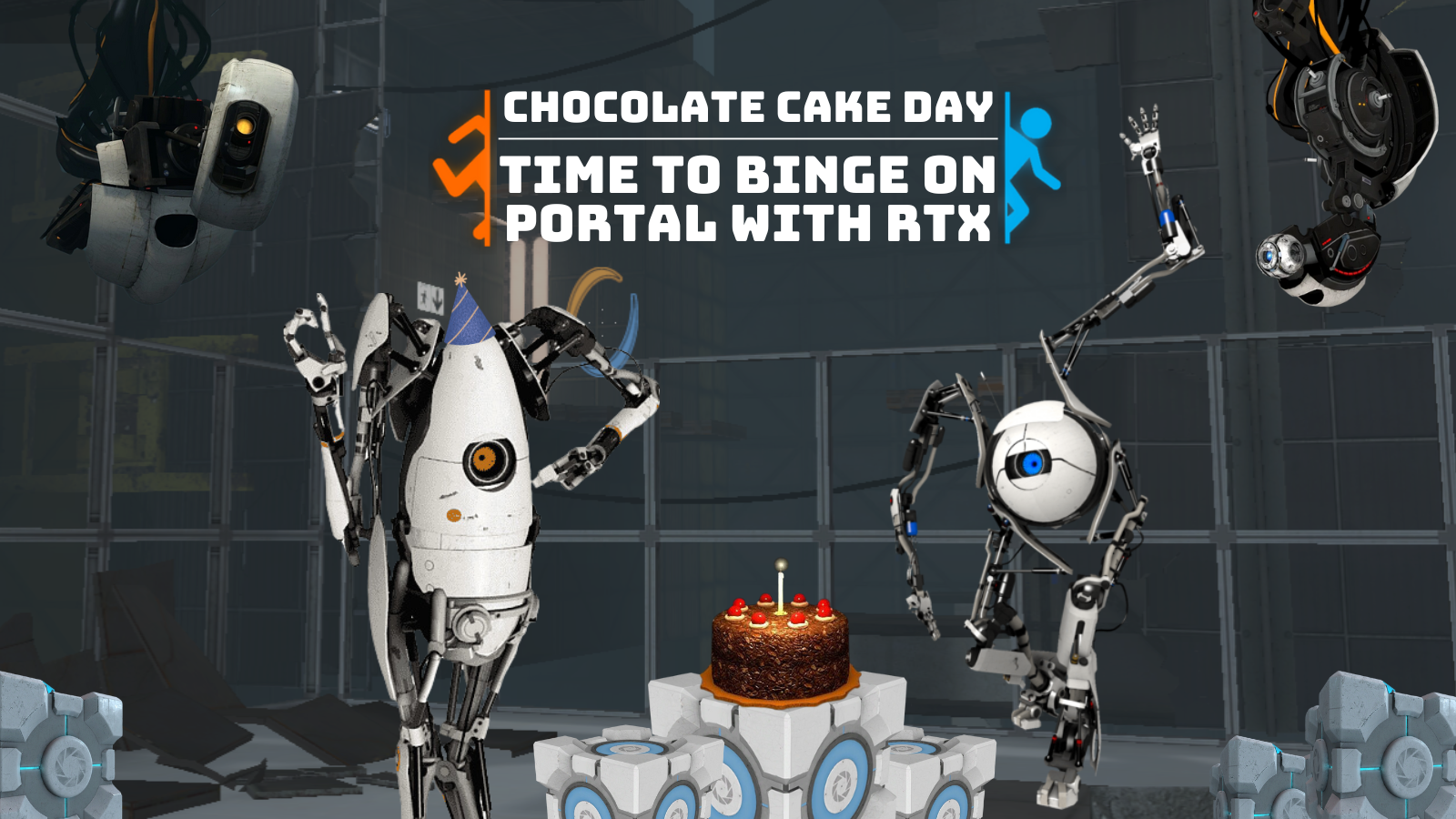 It’s Time to Binge on Portal with RTX this Chocolate Cake Day!