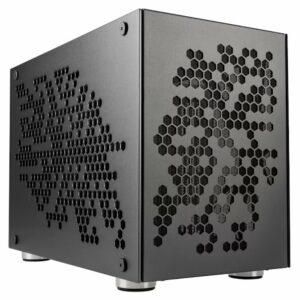 Kolink Rocket Heavy Vented Edition Aluminium Mini-ITX Case - Gunmetal Grey