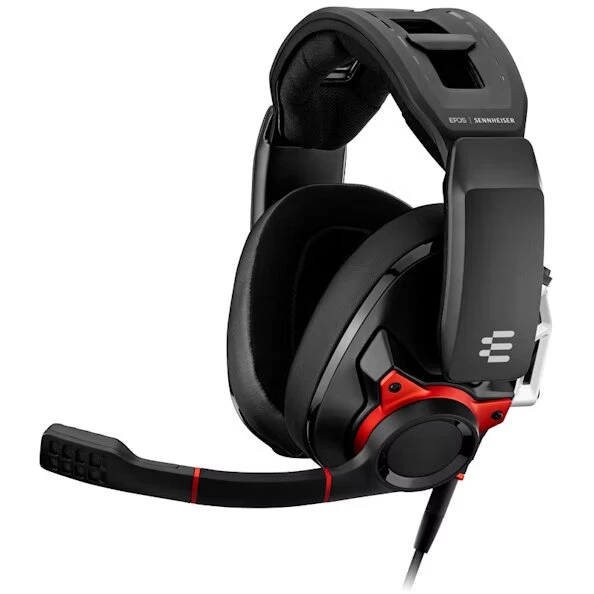 EPOS GSP 600 Premium Professional noise blocking Closed Acoustic Gaming Headset - Black 3.5mm (1000244)