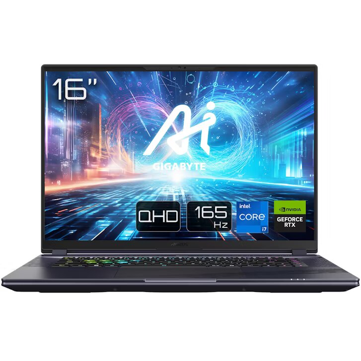 Gigabyte AORUS 16X NVIDIA RTX 4060 16GB 16 QHD 165Hz i7-13650HX Gaming Laptop