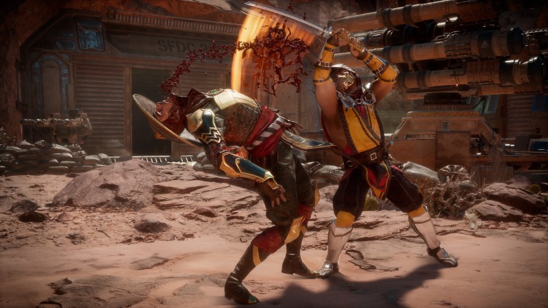 Mortal Kombat 11 brawler gameplay still from Steam