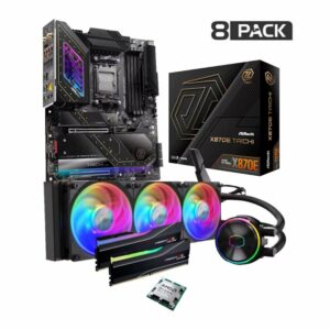 8Pack Elite Tier - Asrock X870E Taichi - Ryzen 9 9950X PBO2 Overclocked Bundle