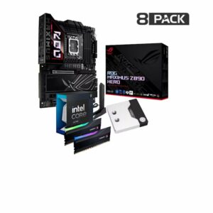 8Pack Extreme - Asus ROG Z890 Hero - Intel Core Ultra 9 285K@5.6GHz Overclocked Bundle