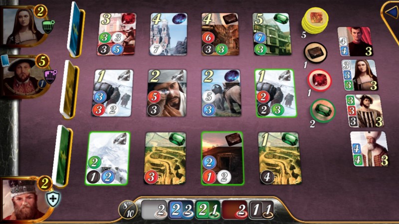 Splendor gameplay still from Steam