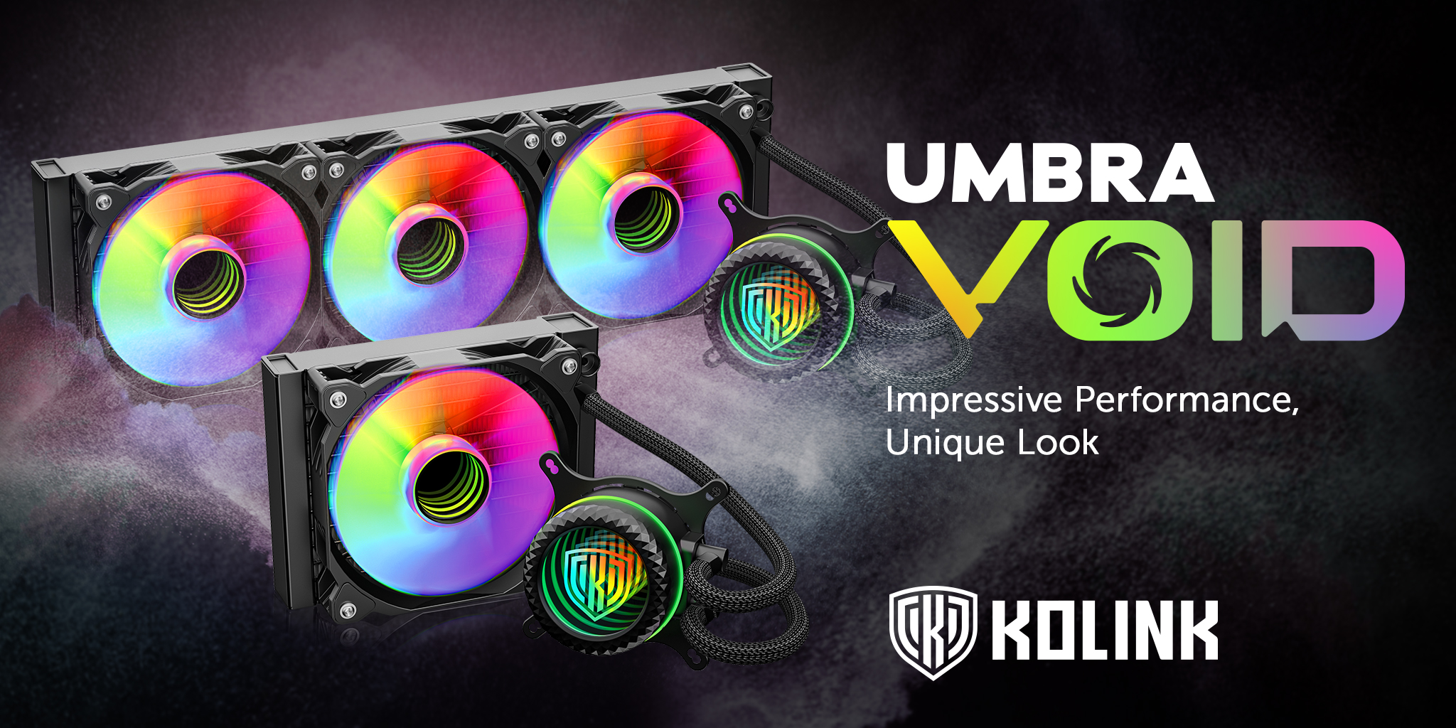 Kolink Umbra Void ARGB AIO Range: Expert Cooling