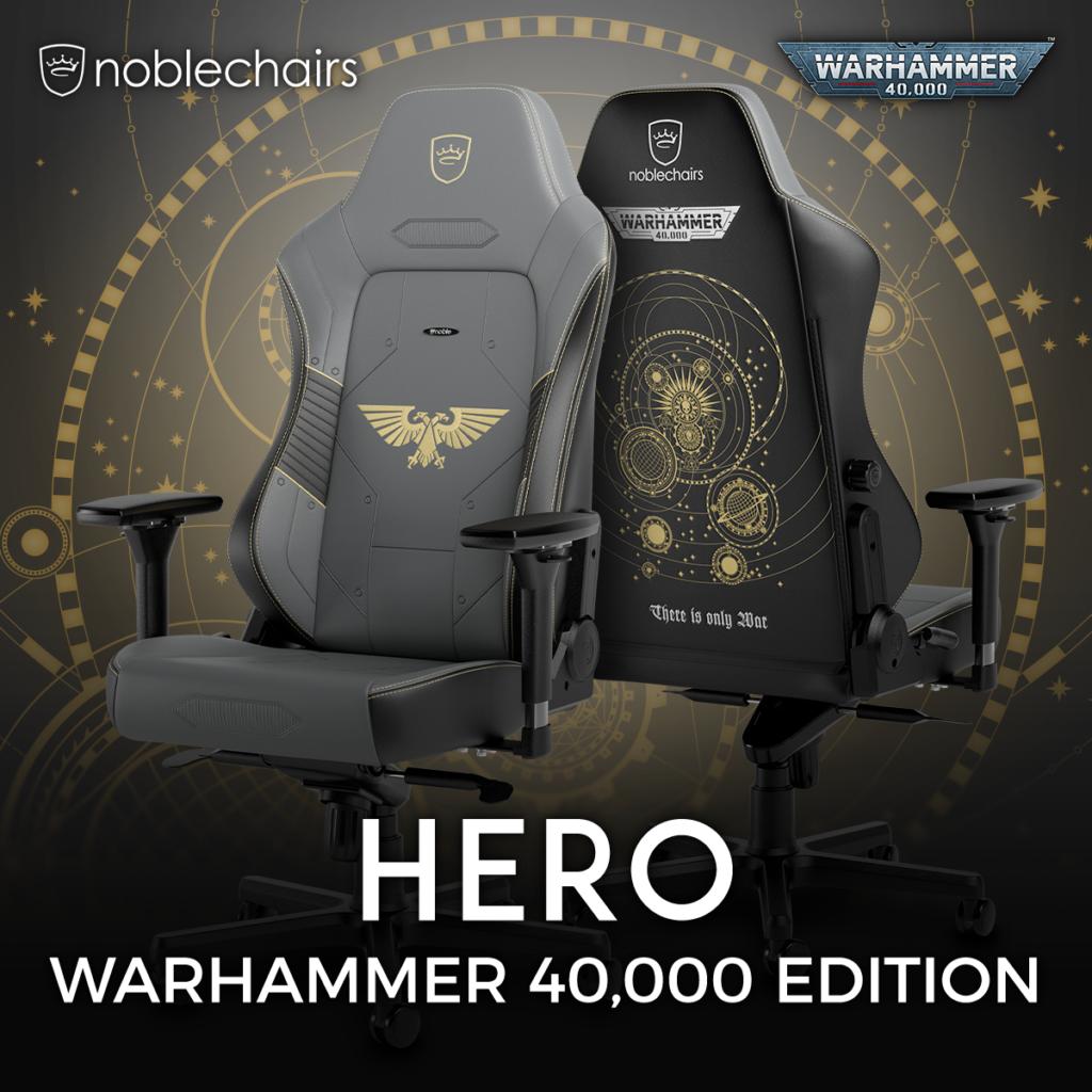 noblechairs HERO Warhammer 40,000 Edition Gaming Chair Launched