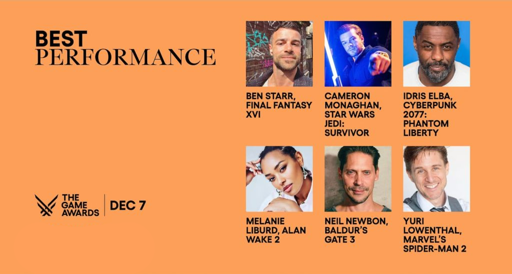 Nominees for the Best Performance Award