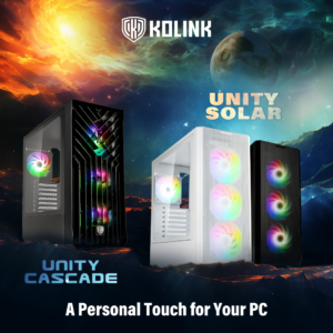 Kolink Unity Solar and Cascade PC Cases