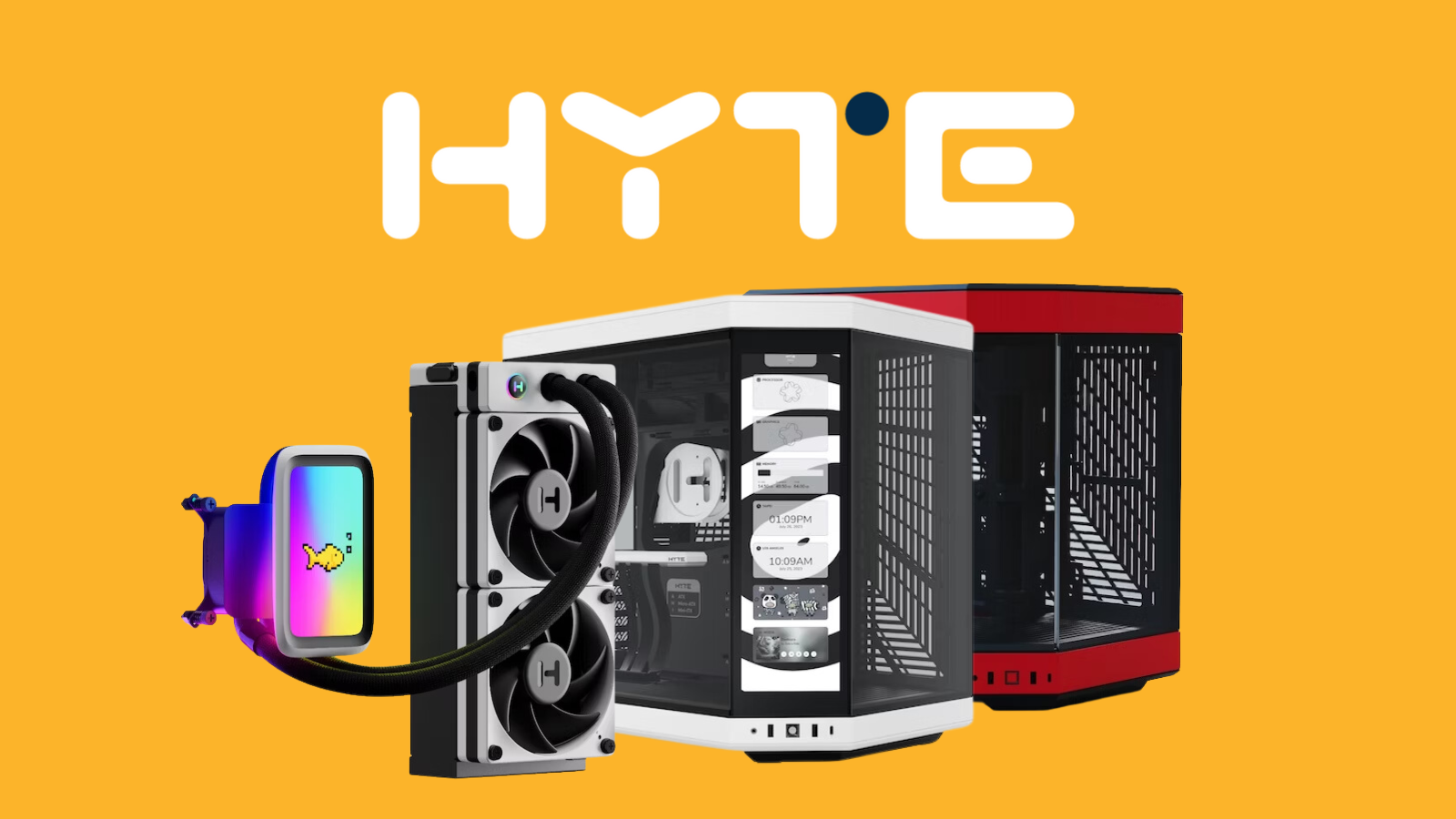 Hyte THICC Q60 AiO Water Block Includes 5-Inch IPS Display