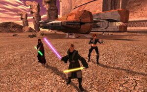 Jedi Exile, alongside Visas Marr and Mira