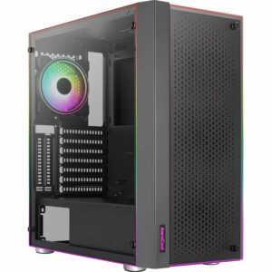 Aerocool Skribble ARGB Mid Tower Case - Black