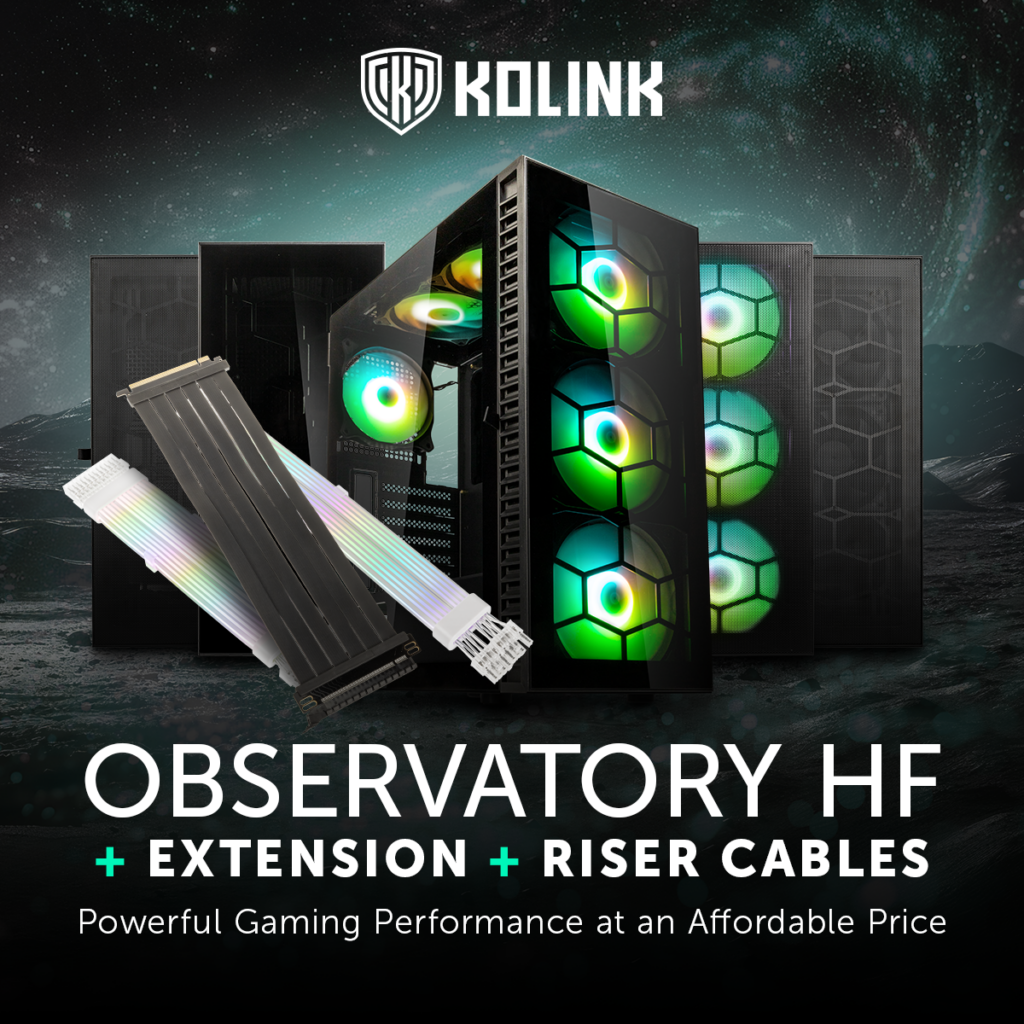 Observe This! New Kolink Observatory HF PC Cases and Cables 