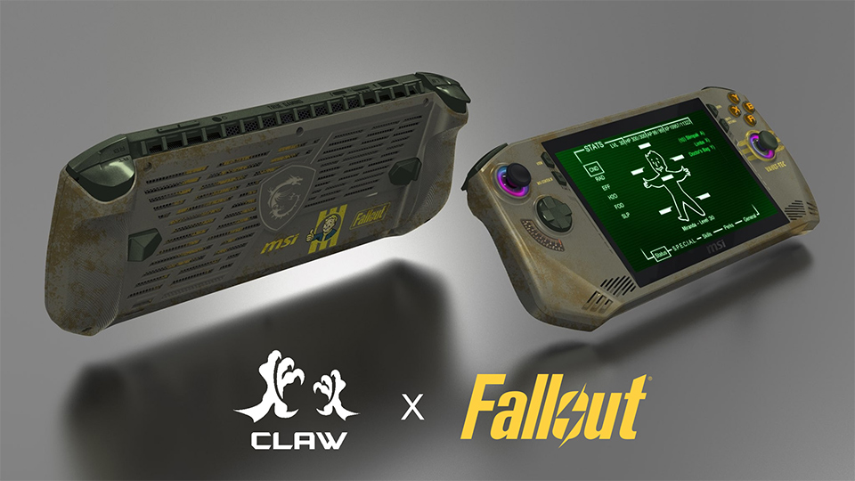 MSI Claw 8 AI+ Fallout Edition