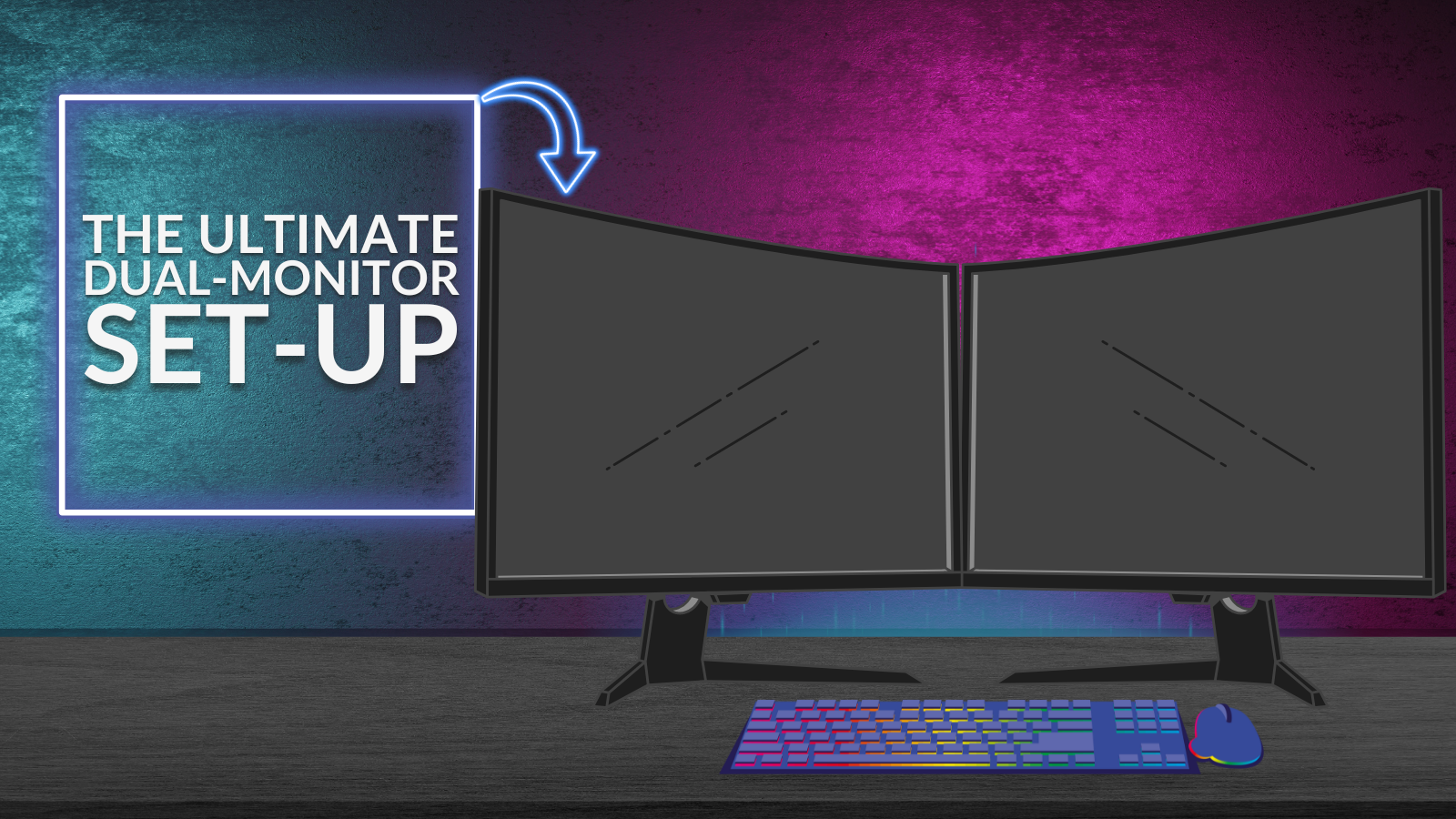 The Ultimate Dual Monitor Set-Up