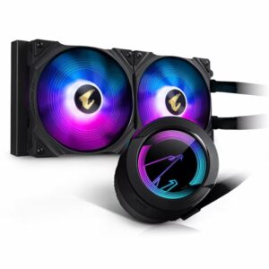 Gigabyte AORUS WATERFORCE 240 ARGB Liquid AIO Performance CPU Cooler - 240mm