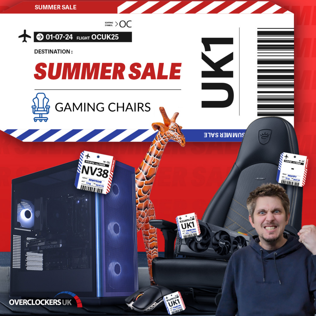 Overclockers UK Summer Sale Focus: Gaming Chairs aka Your Throne! 