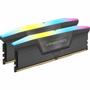 Corsair Vengeance RGB EXPO 32GB (2X16GB) DDR5 PC5-48000C36 6000MHz Dual Channel Kit - Black (CMH32GX5M2D6000Z36)