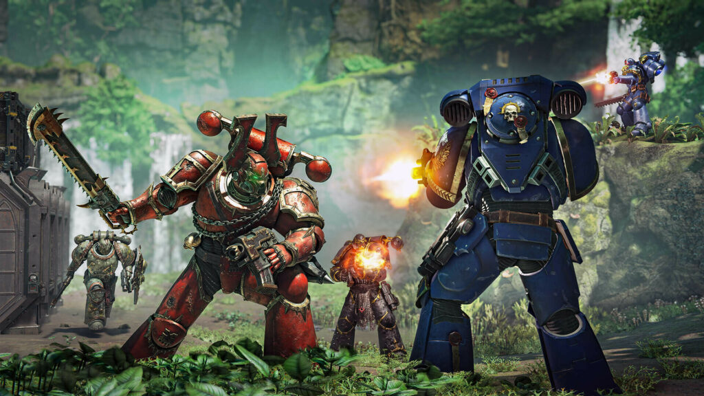 Warhammer 40,000: Space Marine 2 game still from Steam