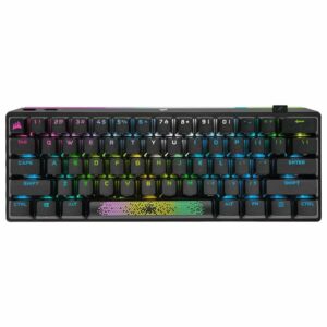 Corsair K70 PRO MINI WIRELESS RGB 60% Mechanical Gaming Keyboard Backlit RGB LED CHERRY MX Red