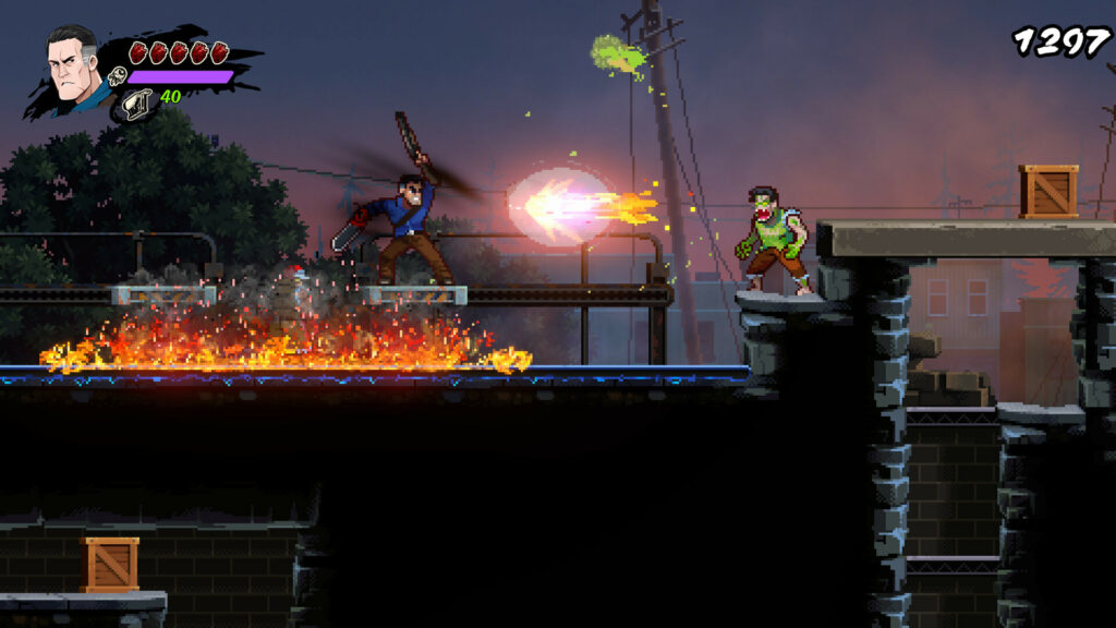 RetroRealms: Ash vs Evil Dead game still from Steam