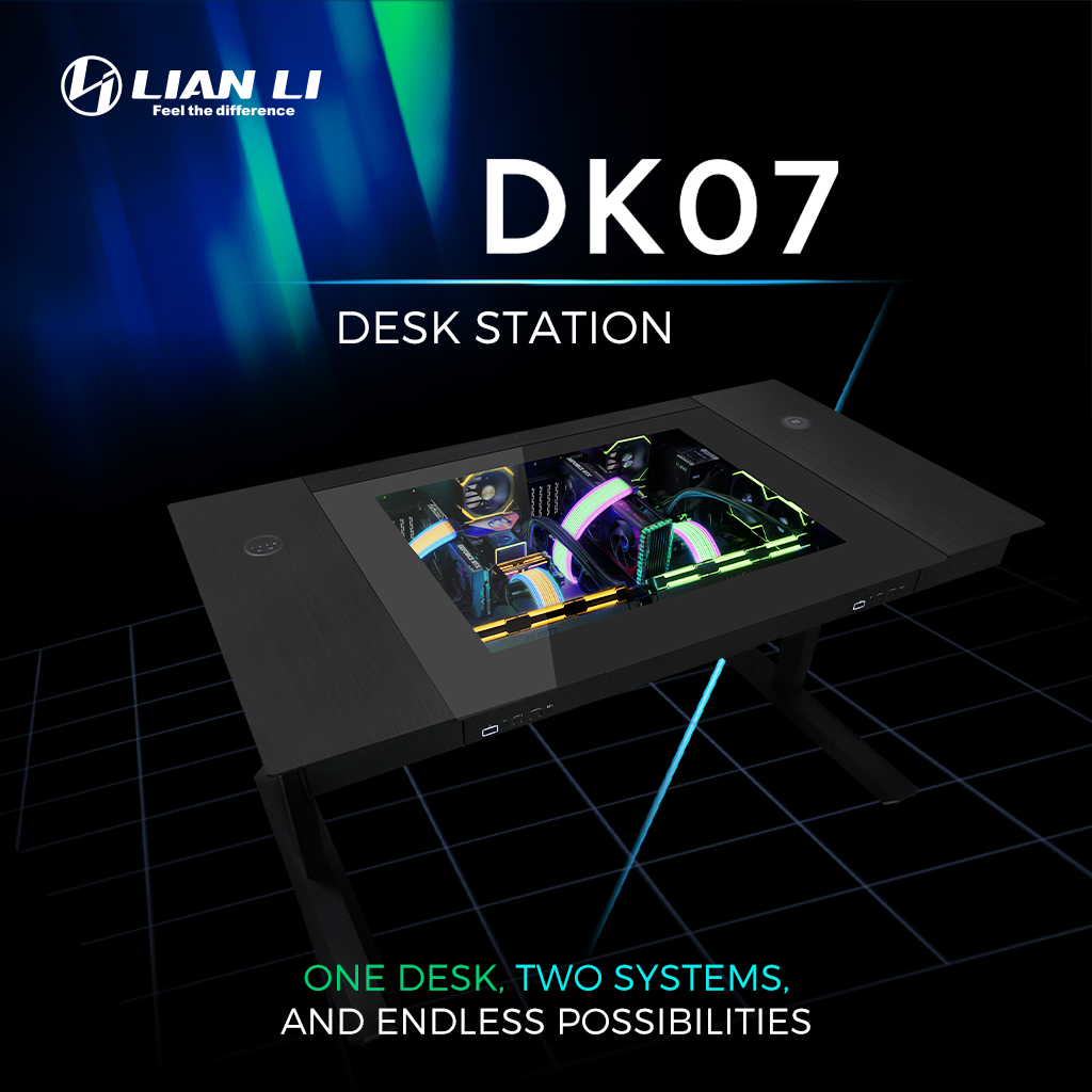 Lian Li DK07: The Ultimate PC Case Desk 