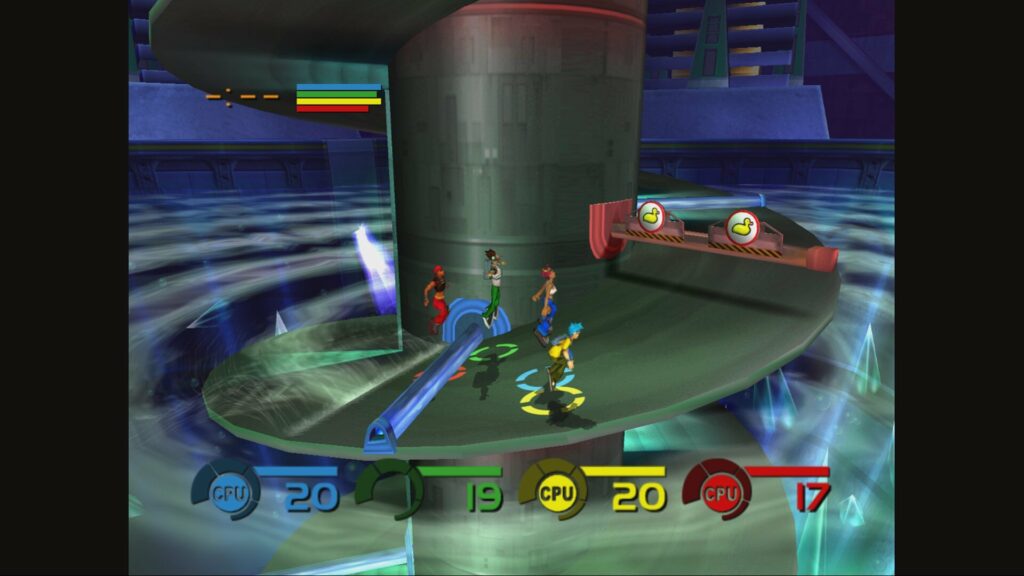 Fuzion Frenzy Twisted System game still from Xbox