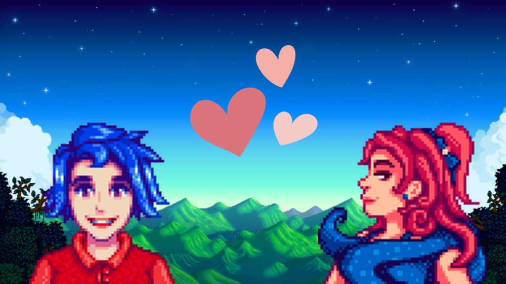 Stardew Valley headcanon pairing Emily and Sandy