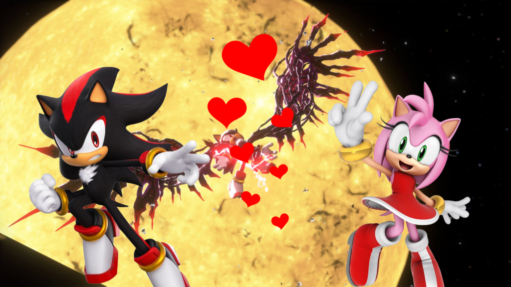 Sonic the Hedgehog headcanon pairing Shadow and Amy Rose